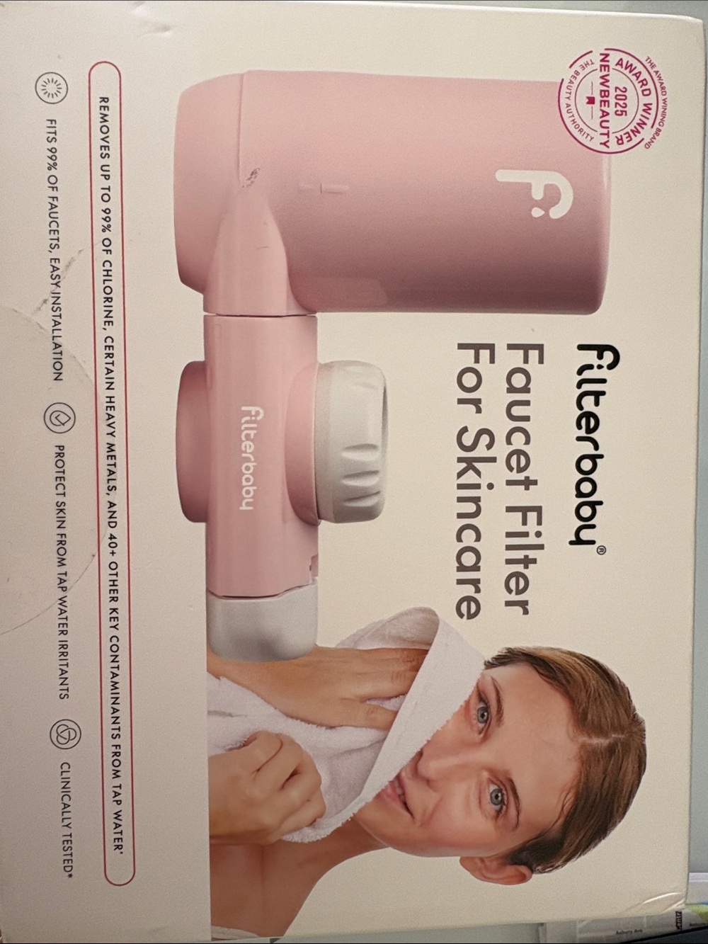Filterbaby Faucet Filter for Skincare - Pink-NEW